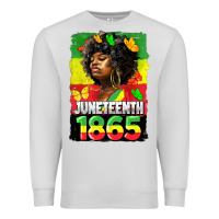 Dove Grey juneteenth 1865 black freedom Premium Sweatshirt - HRA Design Shop