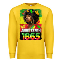Lemon juneteenth 1865 black freedom Premium Sweatshirt - HRA Design Shop