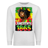 Oatmeal Heather juneteenth 1865 black freedom Premium Sweatshirt - HRA Design Shop