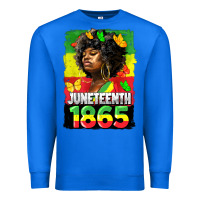 True Royal juneteenth 1865 black freedom Premium Sweatshirt - HRA Design Shop