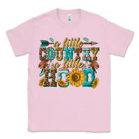 Bubblegum Pink a little country a little hood Classic Tee - texasbilliewilder