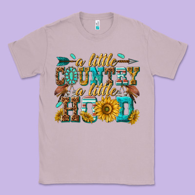 A Little Country A Little Hood Classic Tee Designed By Texasbilliewilder