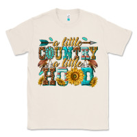 Natural a little country a little hood Classic Tee - texasbilliewilder
