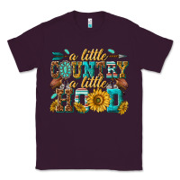 Plum a little country a little hood Classic Tee - texasbilliewilder