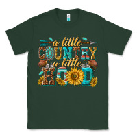 Sports Green a little country a little hood Classic Tee - texasbilliewilder