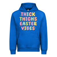 Cobalt thicks thighs easter vibes Urban Hoodie - MaliasSmallBusiness
