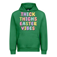 Emerald thicks thighs easter vibes Urban Hoodie - MaliasSmallBusiness