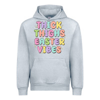 Heather Grey thicks thighs easter vibes Urban Hoodie - MaliasSmallBusiness
