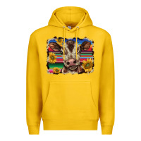Lemon western background baby calf Premium Hoodie - BarkalooDesign