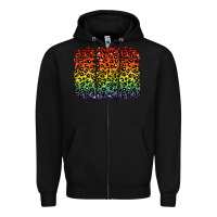 Black pride leopard background lgbt Zipper Hoodie - texasbilliewilder