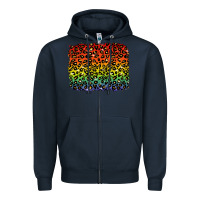 Navy pride leopard background lgbt Zipper Hoodie - texasbilliewilder