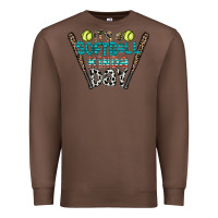 Chestnut softball Premium Sweatshirt - CowhideDigitalArt