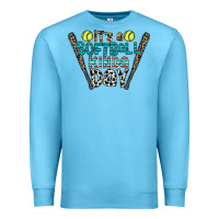 Ocean Blue softball Premium Sweatshirt - CowhideDigitalArt