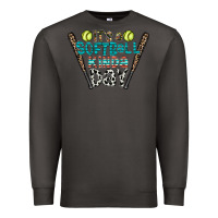 Smoke softball Premium Sweatshirt - CowhideDigitalArt