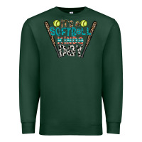 Sports Green softball Premium Sweatshirt - CowhideDigitalArt