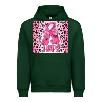 Forest Green breast cancer with boxing gloves Urban Hoodie - MaliasSmallBusiness
