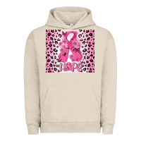 Pigment French Oak breast cancer with boxing gloves Urban Hoodie - MaliasSmallBusiness
