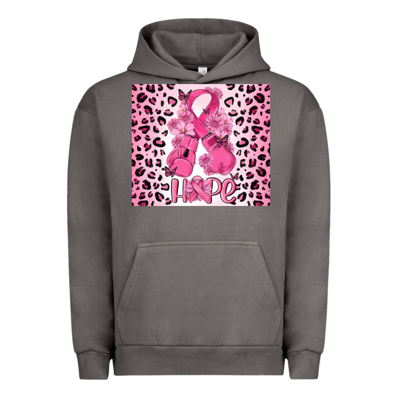 Breast Cancer With Boxing Gloves Urban Hoodie by MaliasSmallBusiness | Teevron