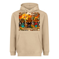 Mushroom western gnomies Heavyweight Hoodie - FaDigitalArtStudio