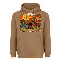 Toasted Coconut western gnomies Heavyweight Hoodie - FaDigitalArtStudio