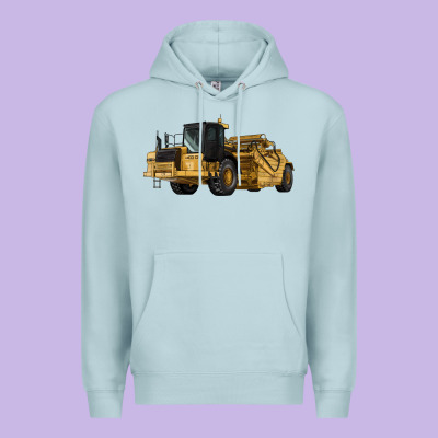 Wheel Tractor Scraper Premium Hoodie Designed By Lillyallendesigns