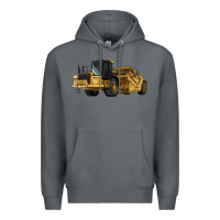 Rock Wheel Tractor Scraper Premium Hoodie - LillyAllenDesigns