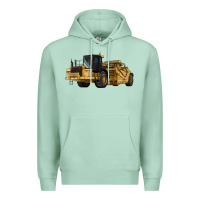 Seafoam Wheel Tractor Scraper Premium Hoodie - LillyAllenDesigns