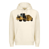 Tofu Wheel Tractor Scraper Premium Hoodie - LillyAllenDesigns