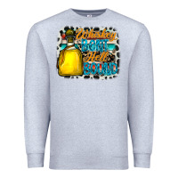 Heather Grey whiskey bent hell bound Premium Sweatshirt - CowhideDigitalArt