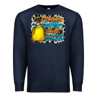 Navy whiskey bent hell bound Premium Sweatshirt - CowhideDigitalArt