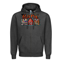 Charcoal Heather barn mom Zipper Hoodie - Zillion Design Studio