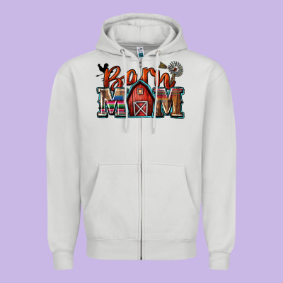 Zipper Hoodie barn mom