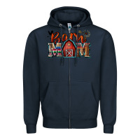 Navy barn mom Zipper Hoodie - Zillion Design Studio