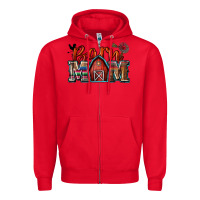 Red barn mom Zipper Hoodie - Zillion Design Studio
