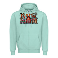 Seafoam barn mom Zipper Hoodie - Zillion Design Studio