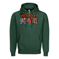 Sports Green barn mom Zipper Hoodie - Zillion Design Studio
