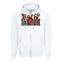 White barn mom Zipper Hoodie - Zillion Design Studio