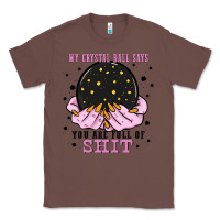Chestnut my crystal ball says you are full of Classic Tee - Zillion Design Studio