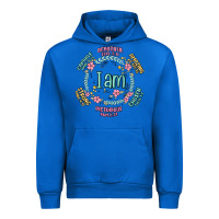Cobalt i am inspiration Urban Hoodie - MaliasSmallBusiness