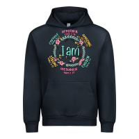 Navy i am inspiration Urban Hoodie - MaliasSmallBusiness