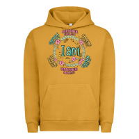 Pigment Peanut Butter i am inspiration Urban Hoodie - MaliasSmallBusiness