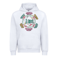 White i am inspiration Urban Hoodie - MaliasSmallBusiness