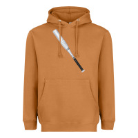 Meerkat white wooden softball bat Heavyweight Hoodie - FaDigitalArtStudio