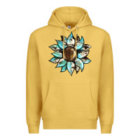 Antique Gold sunflower Premium Hoodie - BarkalooDesign