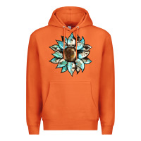 Carrot sunflower Premium Hoodie - BarkalooDesign