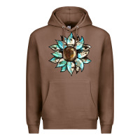 Chestnut sunflower Premium Hoodie - BarkalooDesign