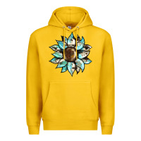 Lemon sunflower Premium Hoodie - BarkalooDesign