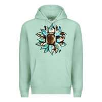 Seafoam sunflower Premium Hoodie - BarkalooDesign