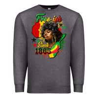 Charcoal Heather free ish since 1865 Premium Sweatshirt - HRA Design Shop