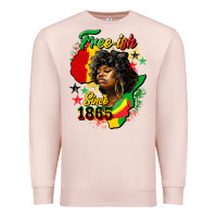 Pale Pink free ish since 1865 Premium Sweatshirt - HRA Design Shop